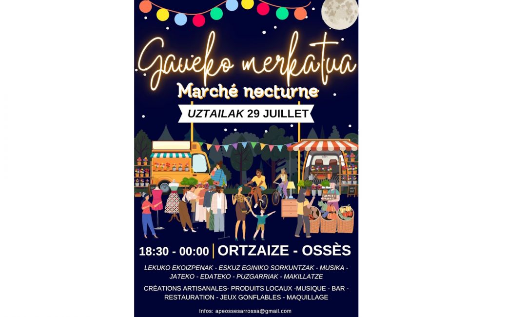 marché nocturne Osses